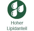 Hoher Lipidanteil