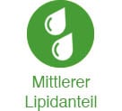 Mittlerer Lipidanteil