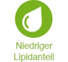 Niedriger Lipidanteil